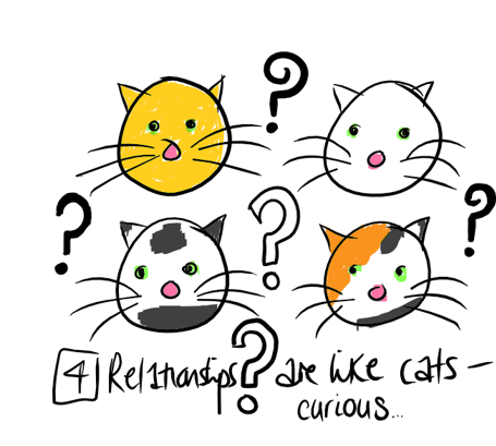 4) Relationships are like Cats